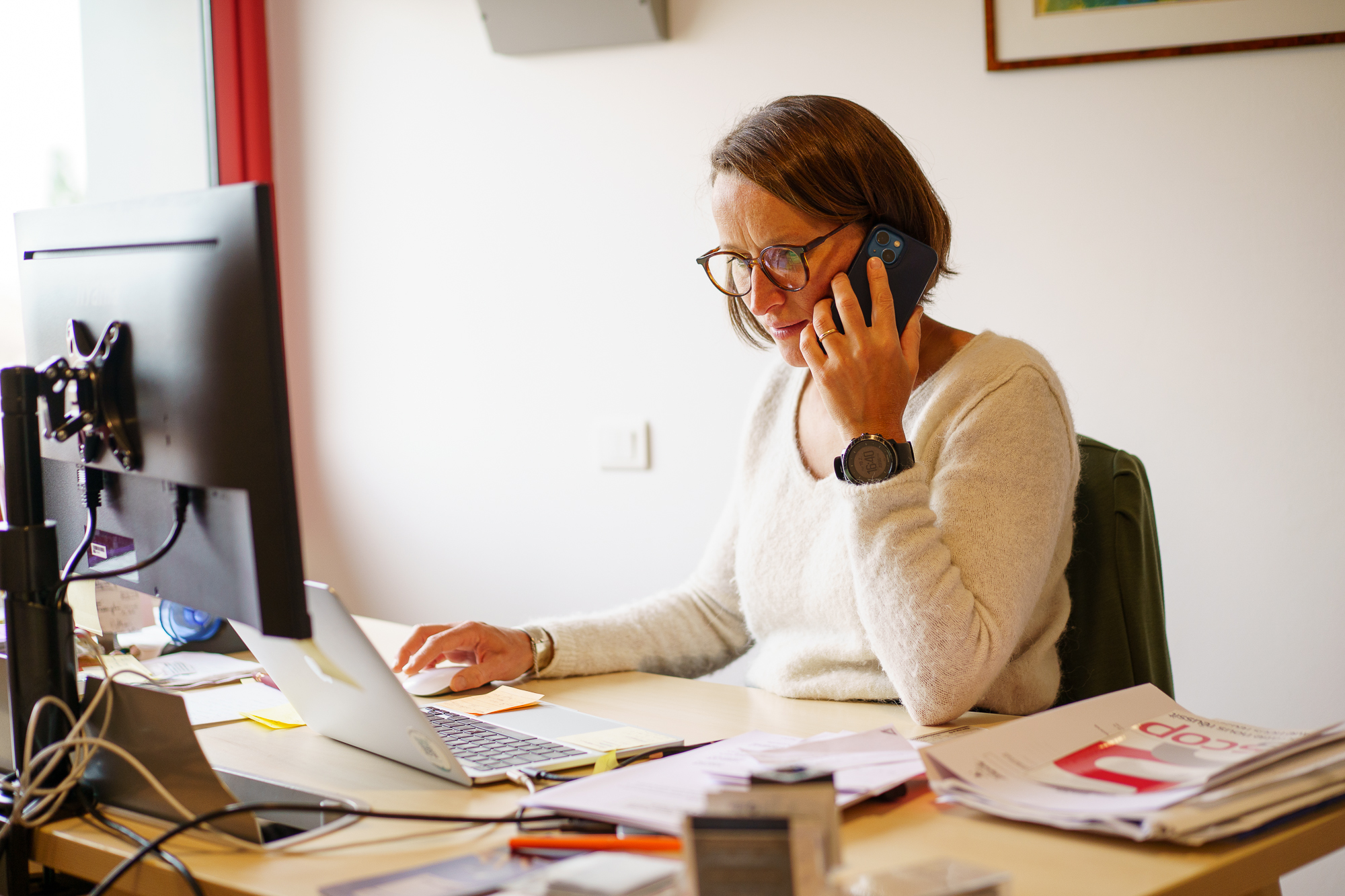 Une personne disponible pour assistance
